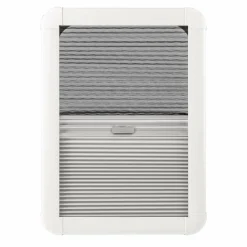 Ramen & Toebehoren-DWS Camping  Klapraam transparant inclusief combihor wit 350 x  500 mm