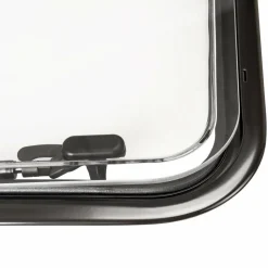 Ramen & Toebehoren-DWS Camping  Klapraam transparant inclusief combihor wit 350 x  500 mm