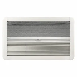 DWS Camping  Klapraam transparant inclusief combihor wit 700 x  400 mm< Ramen & Toebehoren