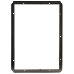 DWS Camping  Rechthoekig klapraam inclusief combihor zwart 350 x 500 mm< Ramen & Toebehoren