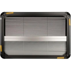 DWS Camping  Rechthoekig klapraam inclusief combihor zwart  1000 x 500 mm< Ramen & Toebehoren