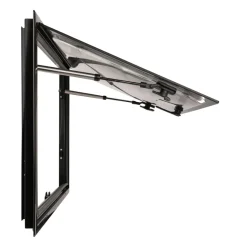 Ramen & Toebehoren-DWS Camping  Rechthoekig klapraam inclusief combihor zwart  700 x 450 mm