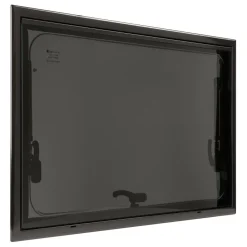Ramen & Toebehoren-DWS Camping  Rechthoekig klapraam inclusief combihor zwart  700 x 350 mm