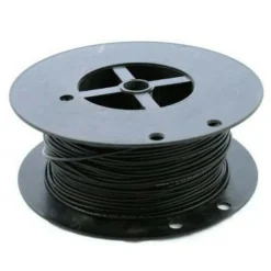 Kabels-DWS Enkel montagesnoer zwart 1,5 mm