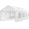 Tunneltenten|Partytenten-DWS Fiësta partytent 400 x 800 cm white