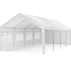 Tunneltenten|Partytenten-DWS Fiësta partytent 400 x 800 cm white