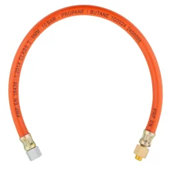 Gasslangen & Leidingen-DWS Gasslang 1/4 links binnendraad x glad 8 mm 50 cm