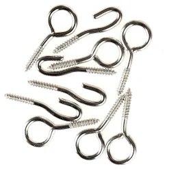 Wandbekleding & Gordijnen-DWS Kozijnhaakjes voor spiraalveer set van 10 stuks