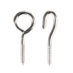 Wandbekleding & Gordijnen-DWS Kozijnhaakjes voor spiraalveer set van 10 stuks