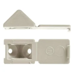 Hang- & Sluitwerk-DWS Meubelverbinders 2 gaats magnolia per 10 stuks