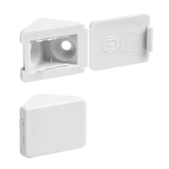 DWS Meubelverbinders 2 gaats wit per 10 stuks< Hang- & Sluitwerk