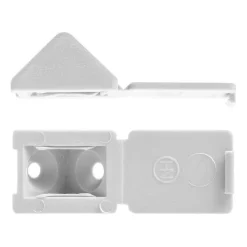 DWS Meubelverbinders 2 gaats wit per 10 stuks< Hang- & Sluitwerk