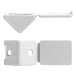 DWS Meubelverbinders 2 gaats wit per 10 stuks< Hang- & Sluitwerk