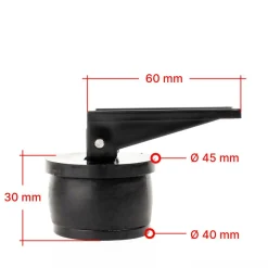 DWS Omklapbare afvoerplug 40 mm< Tankdoorvoeren & Afvoerpluggen