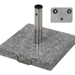 Parasolvoeten-DWS Parasolvoet Graniet donkergrijs