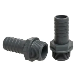 Tankdoorvoeren & Afvoerpluggen-DWS PVC slangtule buitendraad 1 inch x 25 mm