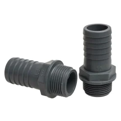 DWS PVC slangtule buitendraad 1 inch x 30 mm< Tankdoorvoeren & Afvoerpluggen