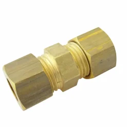 DWS rechte knelkoppeling 10 mm messing< Gaskoppelstukken