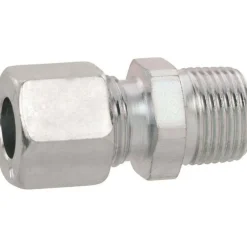 Gaskoppelstukken-DWS Rechte knelkoppeling 10 mm x 3/8 buitendraad