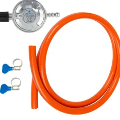 Gasdrukregelaars-DWS Regelaarset Campingaz 29 mbar met slangpilaar en 1,5 meter slang