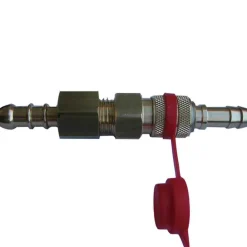 Gaskoppelstukken-DWS Snelkoppeling 2x slangtule 8 mm