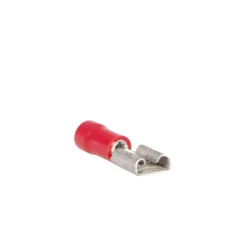 Kabels-DWS Vlakstekkerhuls 6,3 mm rood per 10 stuks
