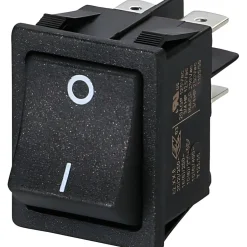 Schakelmateriaal-DWS Wipschakelaar 16A 30 x 22 mm zwart