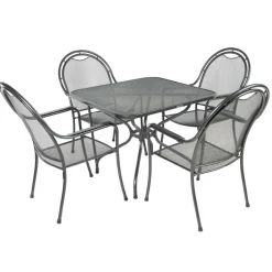 Tuinsets-ENGARDEN by Kettler  Strek 90 x 90 Ferrol tuinset antraciet