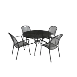 Tuinsets-ENGARDEN by Kettler  Strek 120 Kos 4 tuinsets antraciet