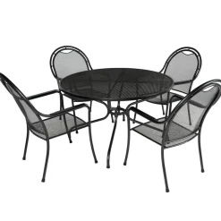 Tuinsets-ENGARDEN by Kettler  Strek 120 Ferrol 4 tuinset antraciet