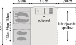 Europa Camper  Sunrider XL EPS Deluxe vouwwagen< Nieuwe Vouwwagen