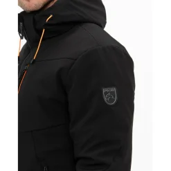 Falcon Boris softshell winterjas heren black< Ski Jassen|Wintersport