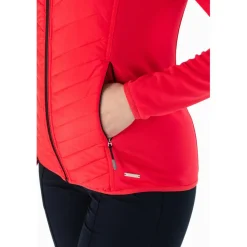 Falcon Laura trainingsjack dames rood< Trainingsjack