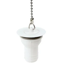 Fawo Rechte afvoerplug 25 mm wit< Tankdoorvoeren & Afvoerpluggen