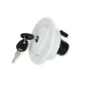 Fawo Watervuldop met slot kort wit< Tankdoorvoeren & Afvoerpluggen