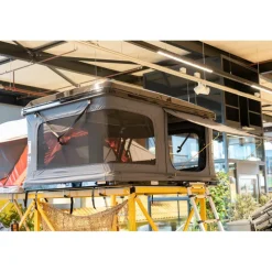 2-Persoons Tent|Tunneltenten-Femkes Rooftoptents  Miles Starling daktent grey