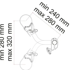 Fietsendragers-Fiamma Bike-Block Pro S 2 fietsklem aluminium