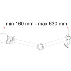 Fietsendragers-Fiamma Bike-Block Pro S D2 fietsklem aluminium