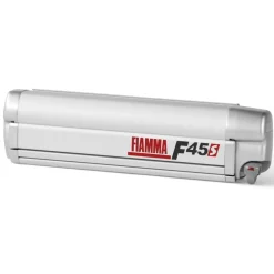 Fiamma F45 S 300 cassetteluifel titanium - Royal Grey< Cassetteluifels