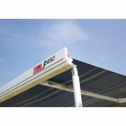 Fiamma F45 S 350 cassetteluifel titanium - Royal Grey< Cassetteluifels