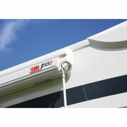 Fiamma F45 S 350 cassetteluifel titanium - Royal Grey< Cassetteluifels