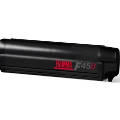 Fiamma F45 S 400 cassetteluifel deep black - Royal Grey< Cassetteluifels