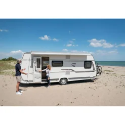 Fiamma F80s 425 cassetteluifel polar white - Royal Grey  V25< Cassetteluifels