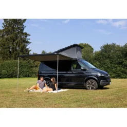 Fiamma F43van 270 cassetteluifel deep black - Royal Grey< Cassetteluifels