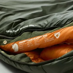 Slaapzakken-Fjällräven Abisko Three Seasons Long mummy slaapzak olive