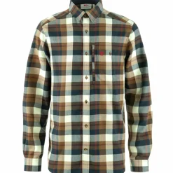 Outdoor Shirt-Fjällräven Fjällglim overhemd heren wood brown