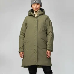 Outdoor Jack-Fjällräven HC Hydratic Padded parka outdoor jack dames  laurel green