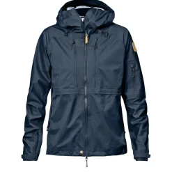 Outdoor Jack-Fjällräven Keb Eco Shell outdoor jack dames dark navy