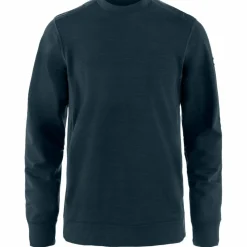 Outdoor Trui-Fjällräven Keb Fleece Crew Neck sweater heren dark navy