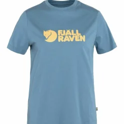 Outdoor Shirt-Fjällräven Logo shirt dames dawn blue